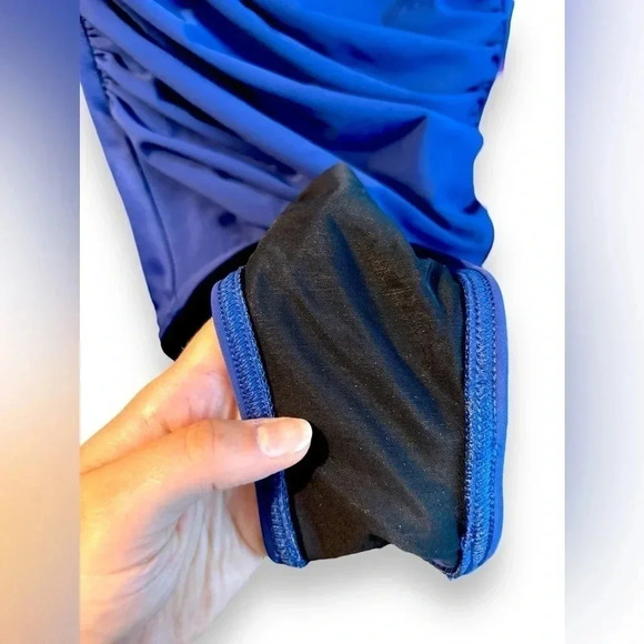 Miraclesuit Women's Colorblock Escape Swimsuit One Piece Blue White Size Medium - Picture 8 of 8